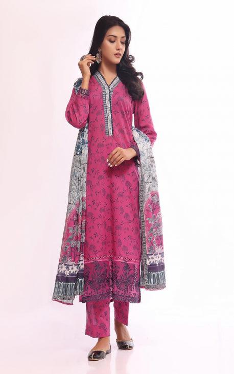Oaks - Kobi 3 Piece Lawn Embroidered - Unstitched - Studio by TCS