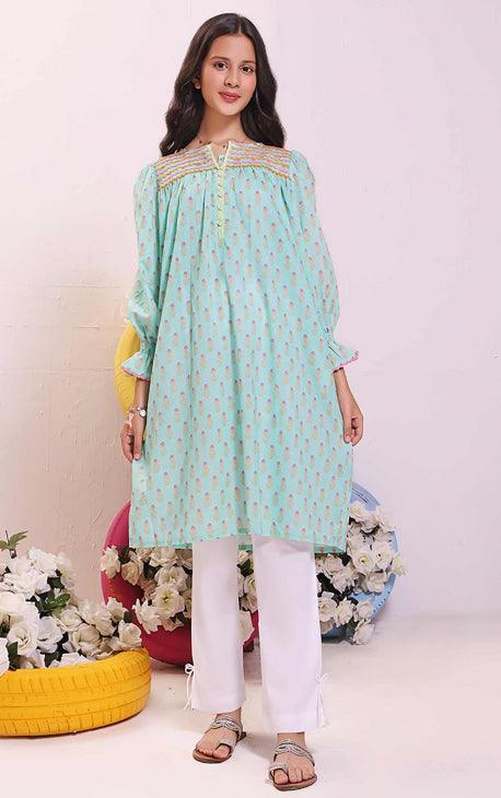 Oaks - Splash Lawn Printed Kurti - 1 Piece - Studio by TCS