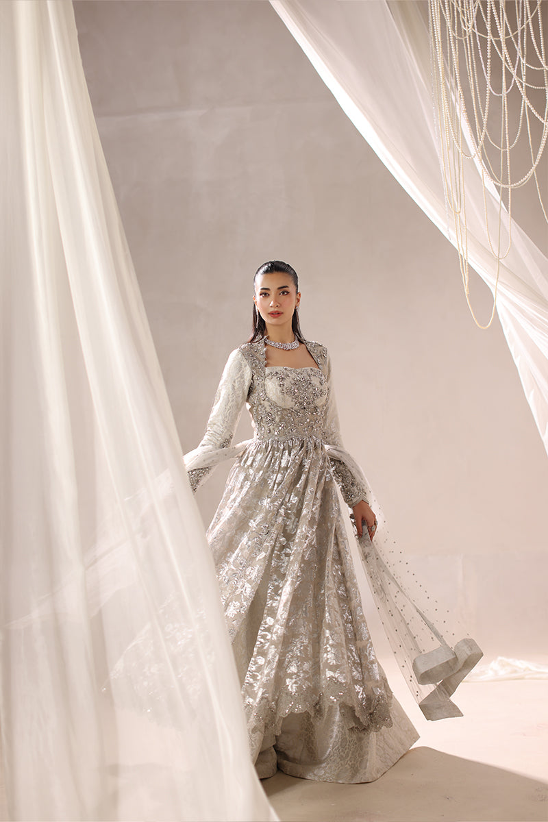 Musferah Saad - Lumieria Premium Tissue Sharara For Women - 3 piece - Studio by TCS