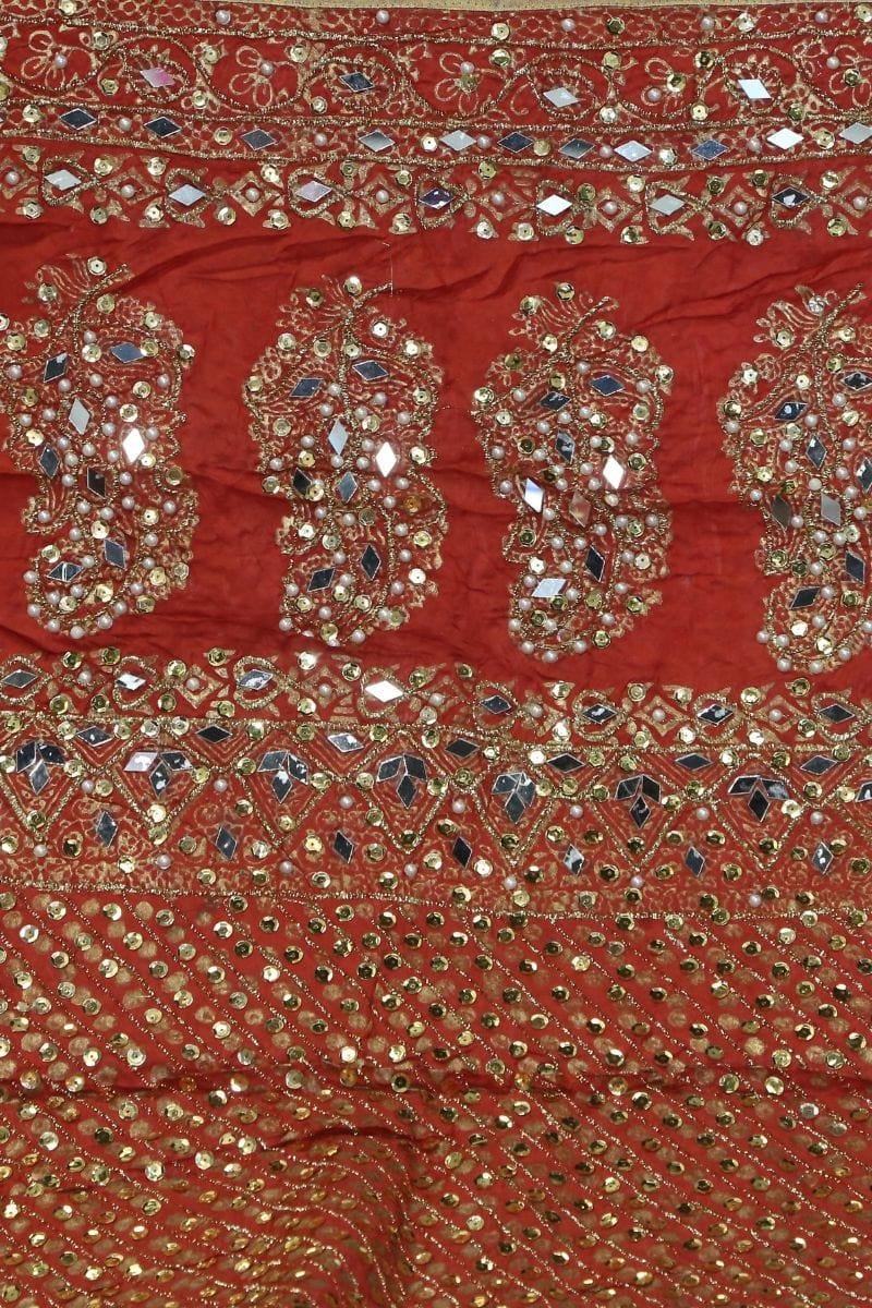 Design by Amina - Gota & Mirror Cut Work Dupatta 3 - Studio by TCS