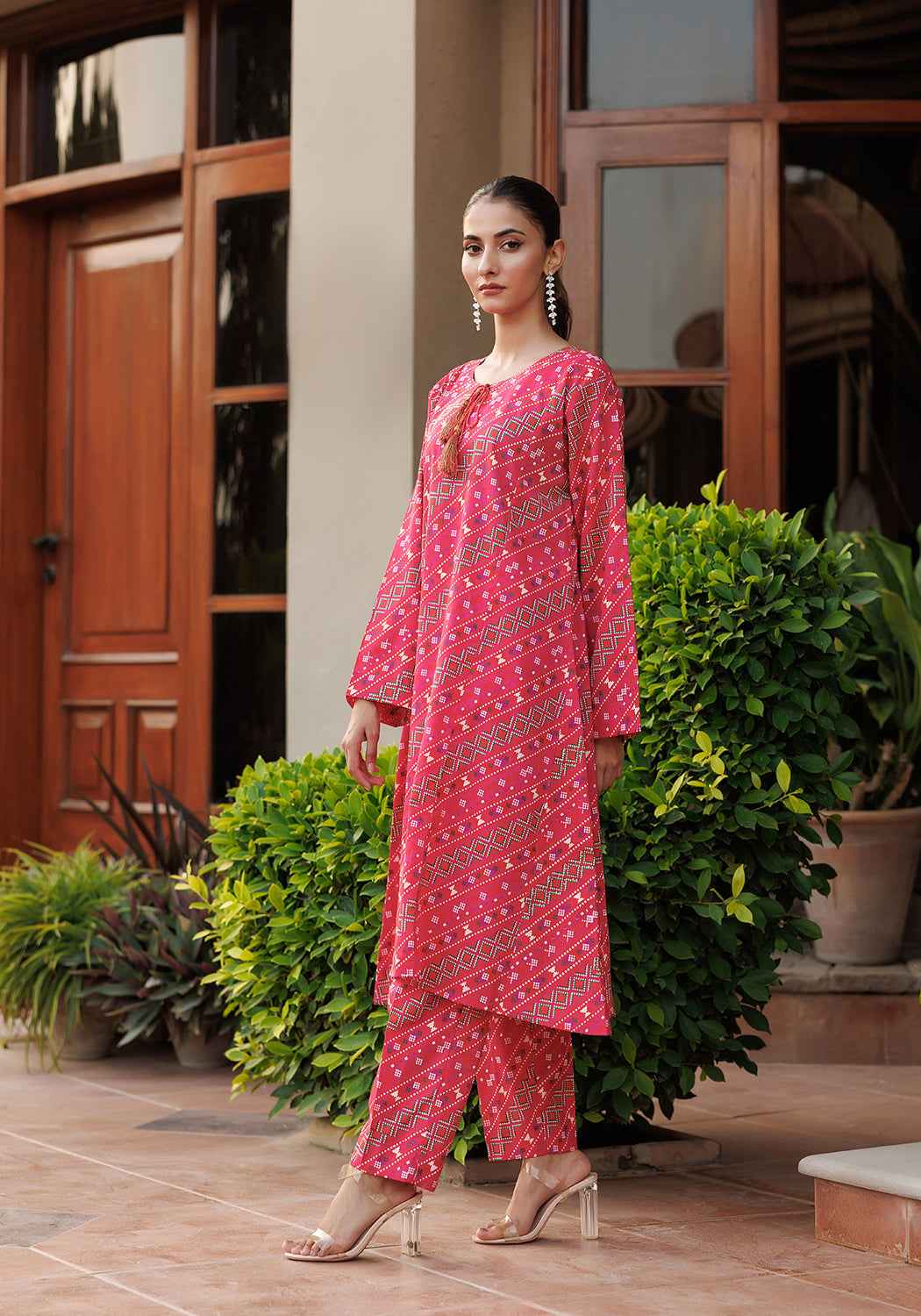 Zarasi - Fuchsia | Timeless Bloom - Stitched Lawn Suit - 2 Piece
