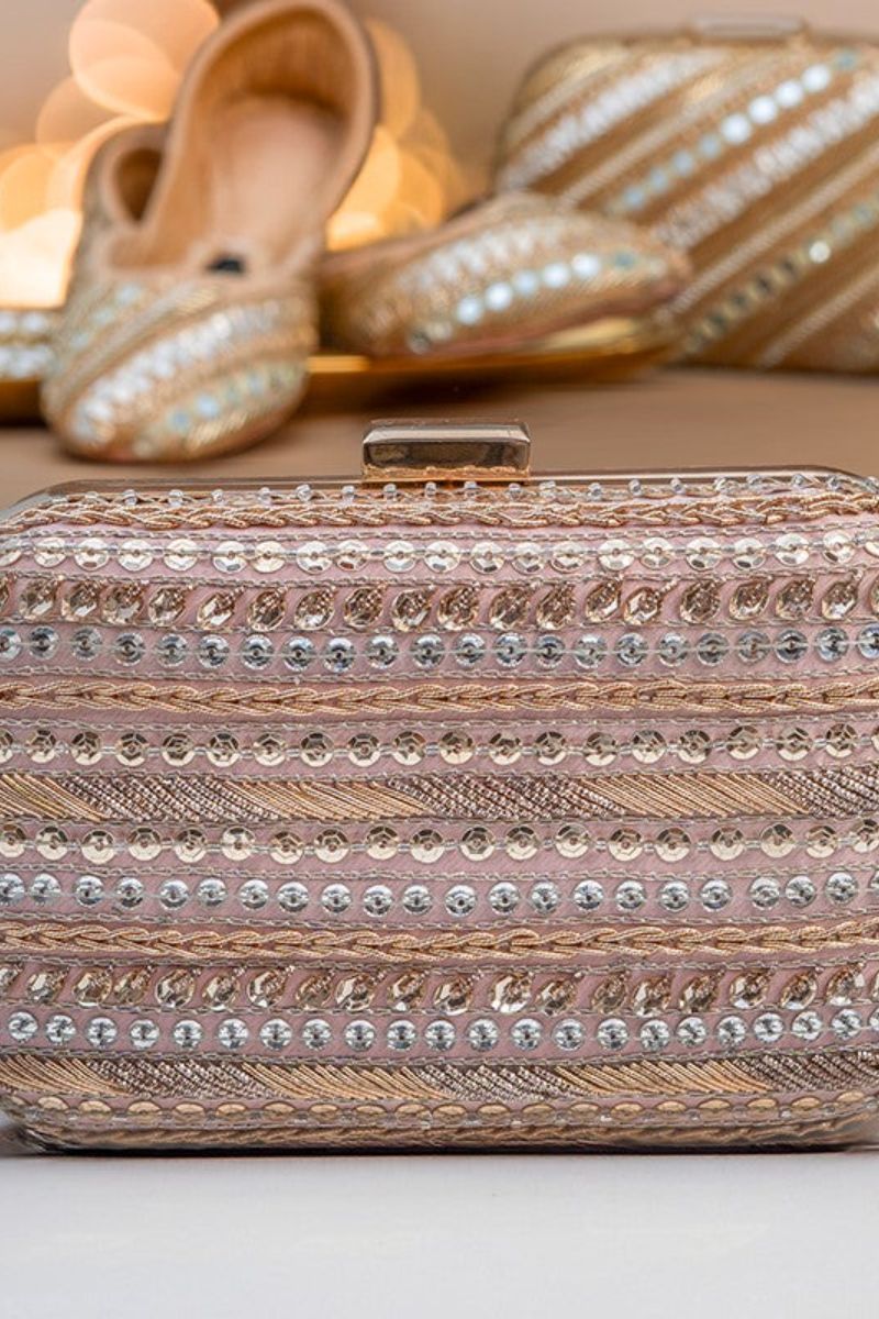 JootiShooti - Nur Clutch - Rose Gold