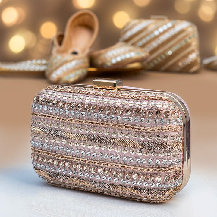 JootiShooti - Nur Clutch - Rose Gold