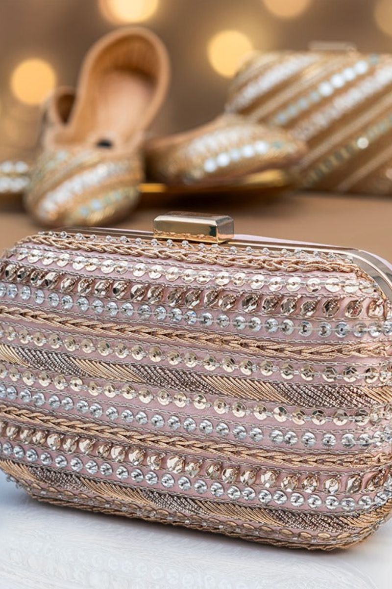 JootiShooti - Nur Clutch - Rose Gold