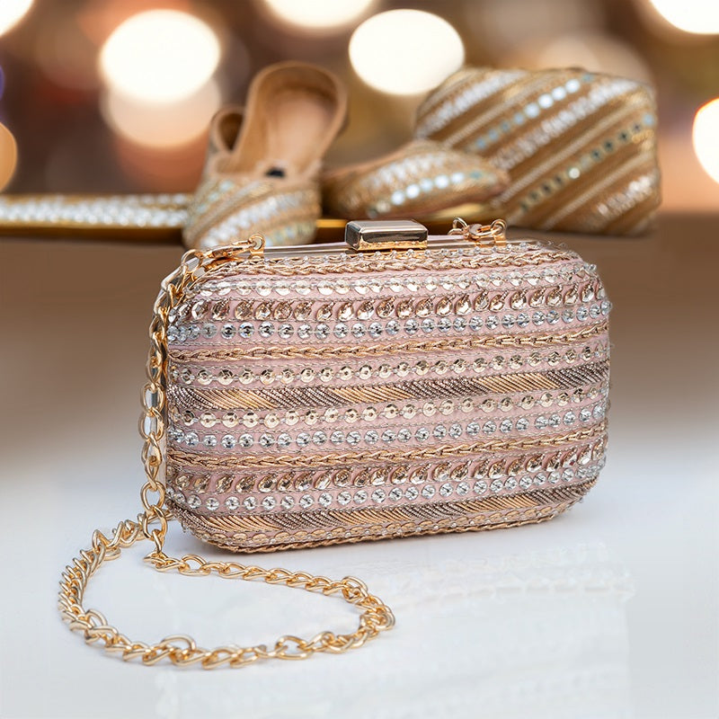 JootiShooti - Nur Clutch - Rose Gold