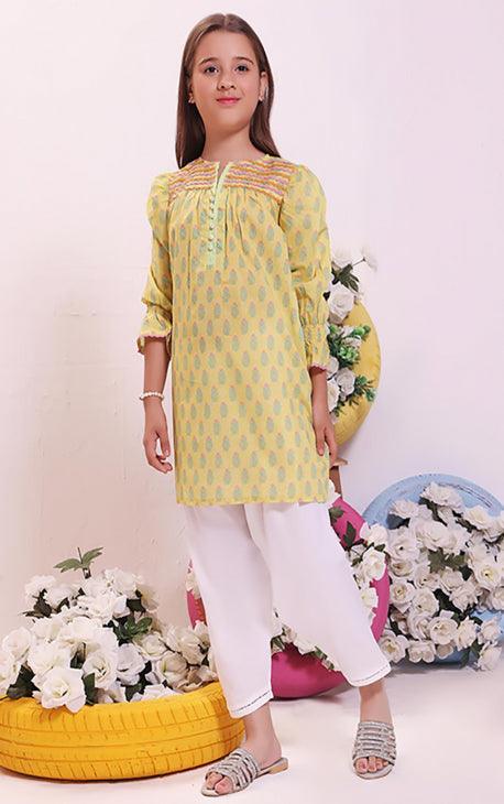 Oaks - Cyber Lawn Printed Kurti - 1 Piece - Studio by TCS