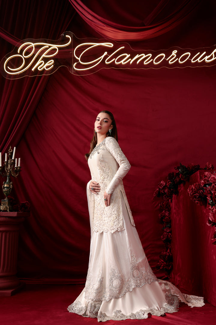 Musferah Saad - Asteria Sharara For Women - 4 piece