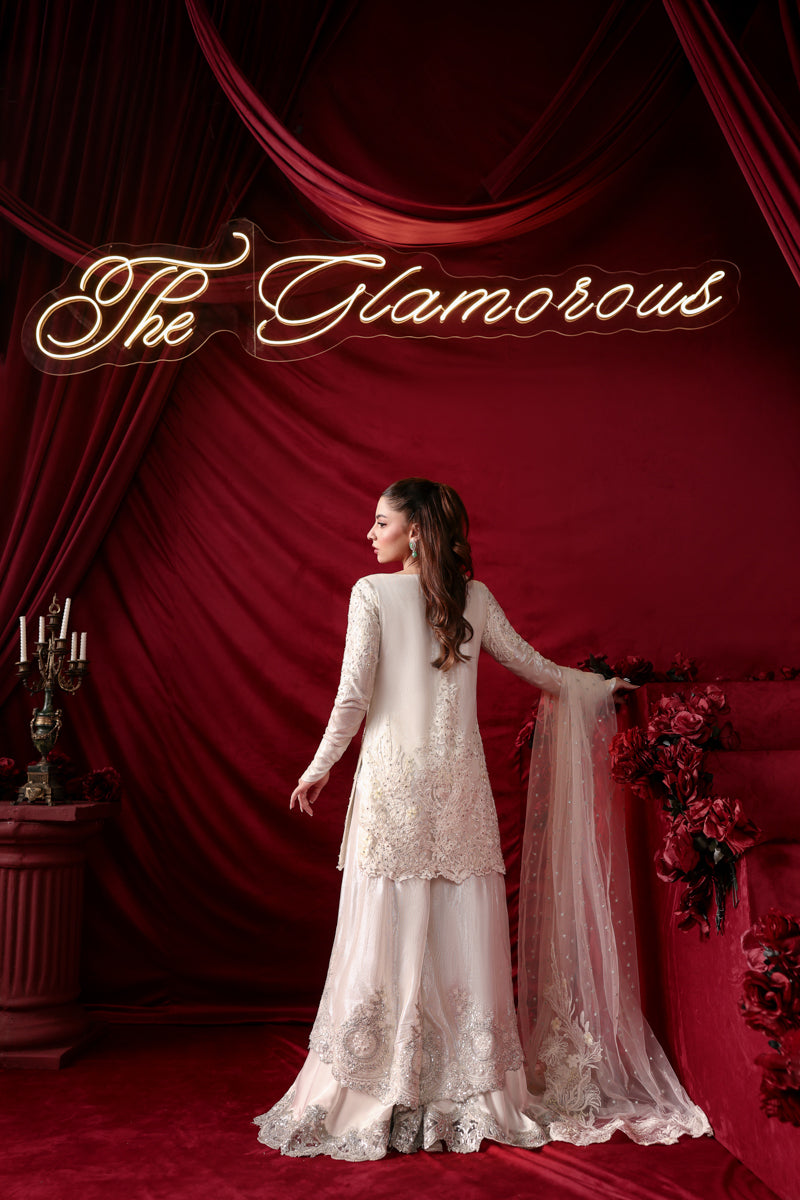 Musferah Saad - Asteria Sharara For Women - 4 piece