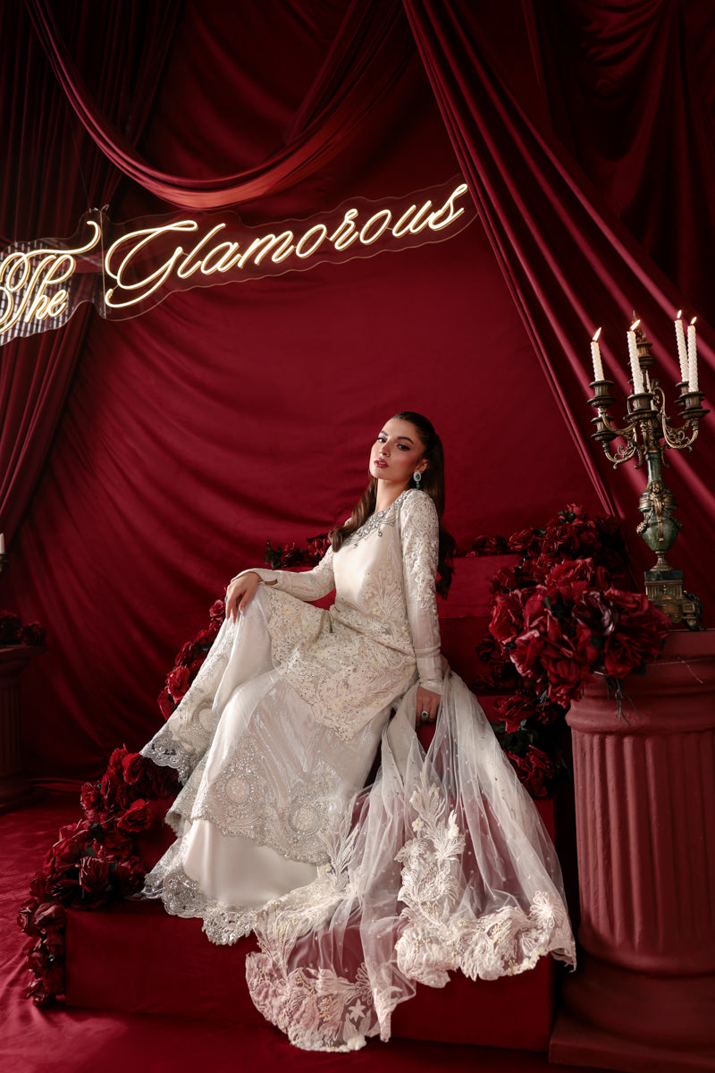 Musferah Saad - Asteria Sharara For Women - 4 piece