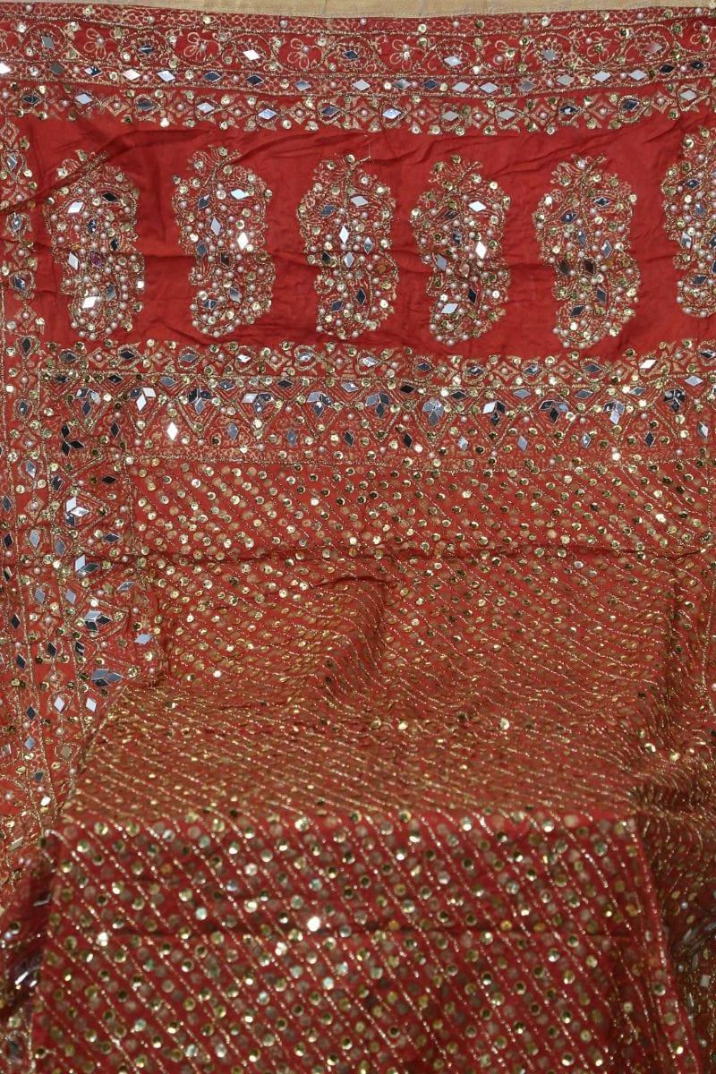 Design by Amina - Gota & Mirror Cut Work Dupatta 3 - Studio by TCS