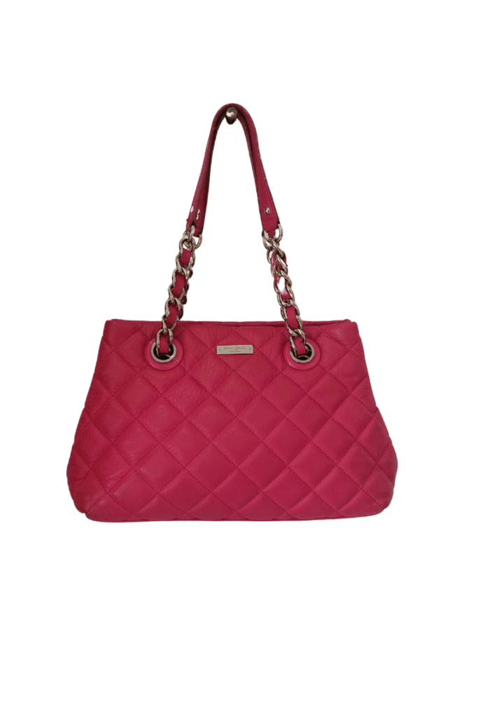 Pre Loved Treasures Kate Spade Pink Quilted Leather Gold Coast Maryanne Bag