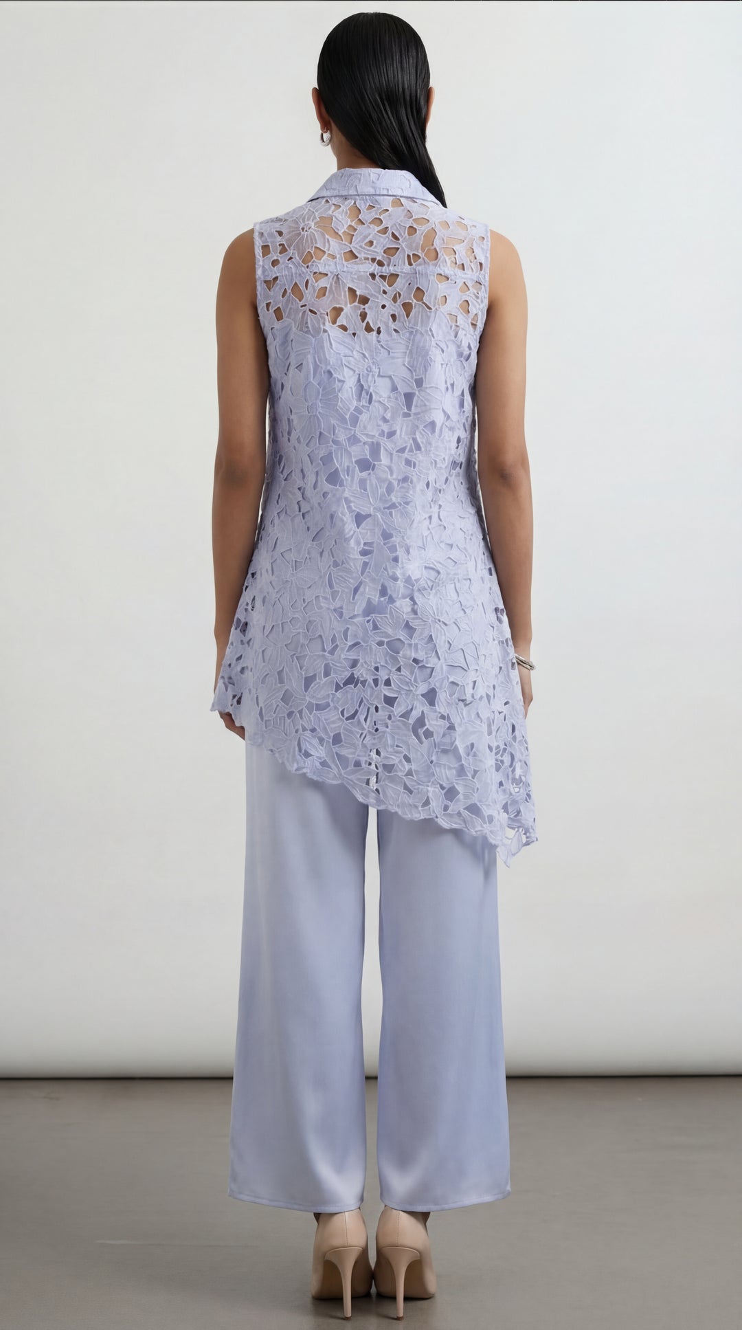 Reema Ahsan - Noa Organza Suit For Women - Light Blue - 3 Piece - Studio by TCS