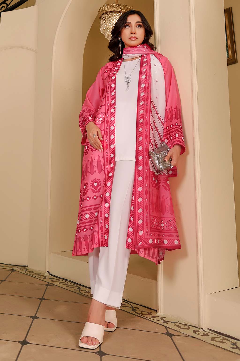 Adwears - Aster Shrug - Pink - 3 Piece