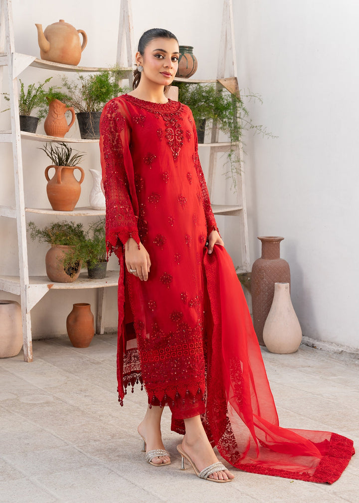 Laleen Divine 3 Piece Suit Red