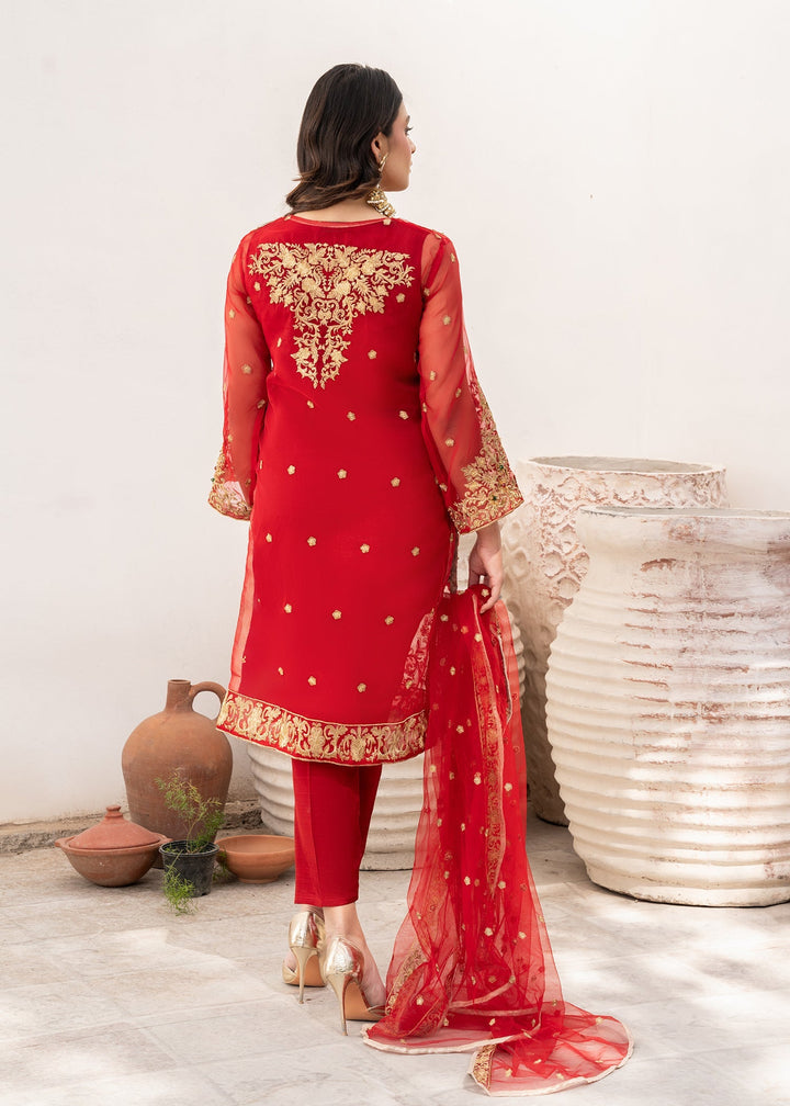 Laleen Elena 3 Piece Suit Red