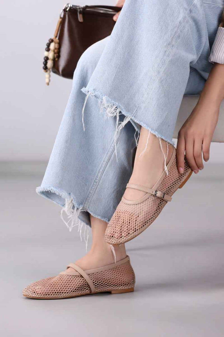 JootiShooti - Sand Breeze Mesh Mary Jane