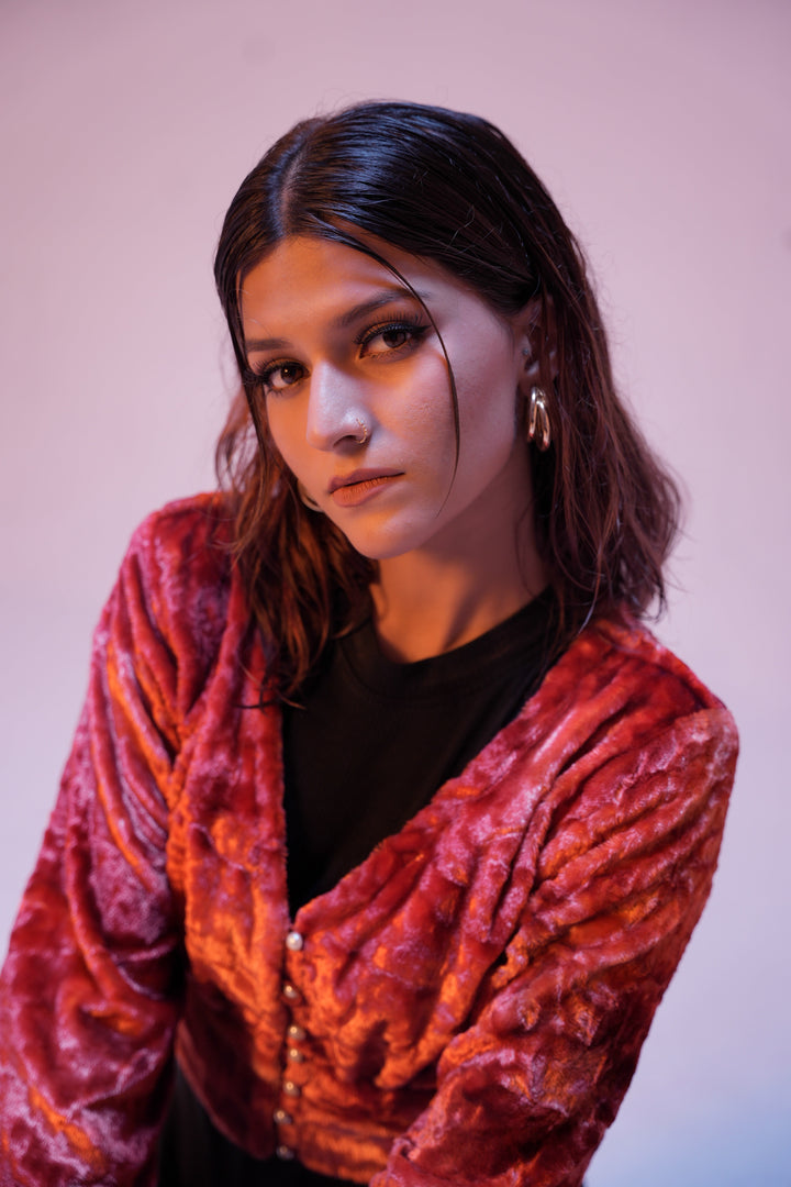 Syah - Plunge Neck Crop Top - 1 Piece