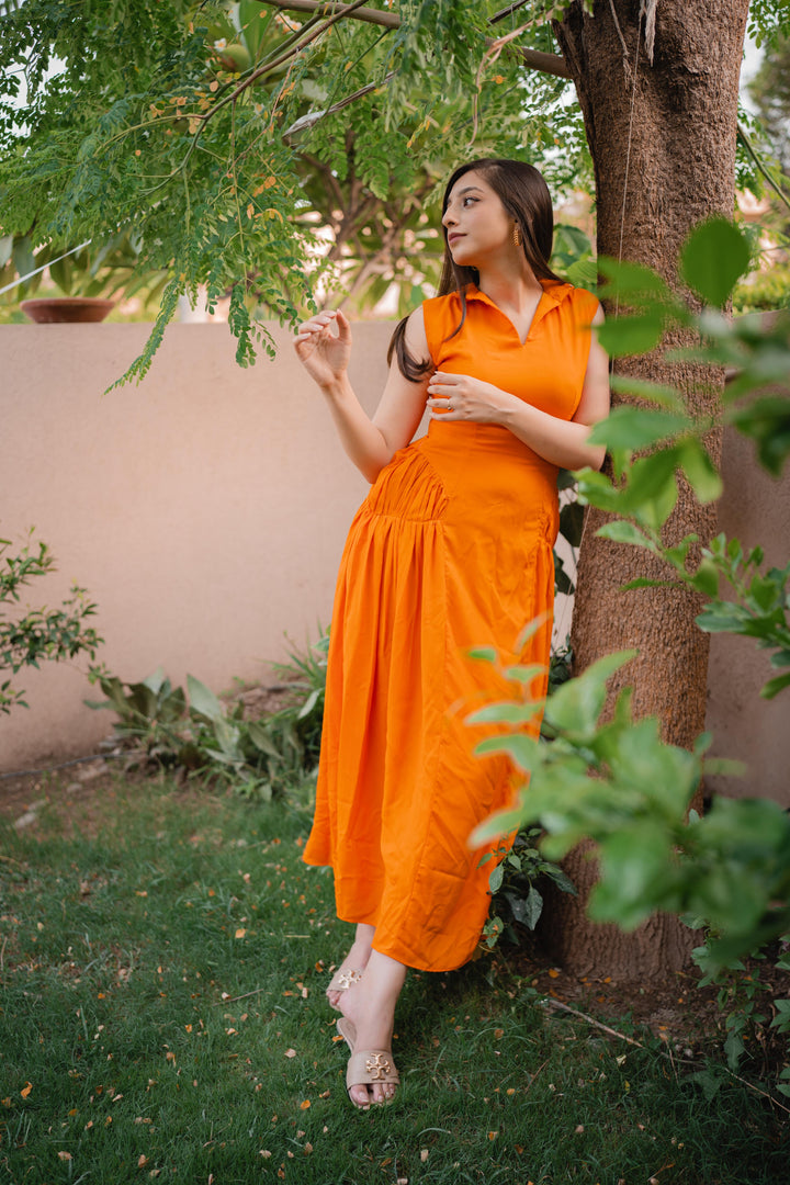 Syah - Serenade Gown - Orange - Grip - 1 Piece