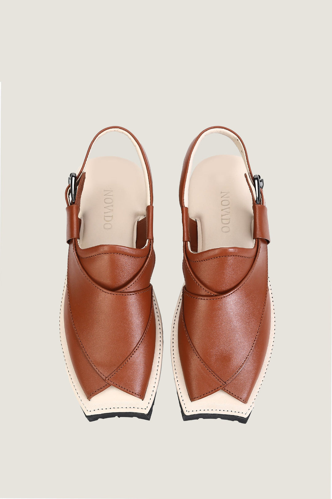 Navado - Kaptaan Chappal Brown For Men