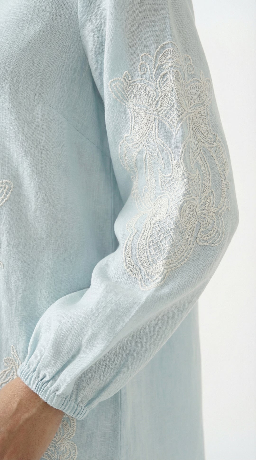 Reema Ahsan - Amora Irish Lawn Suit For Women - Light Blue - 2 Piece - Studio by TCS