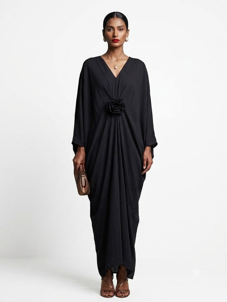 Maheen Khan Eclipse Kaftan Black 1 Piece