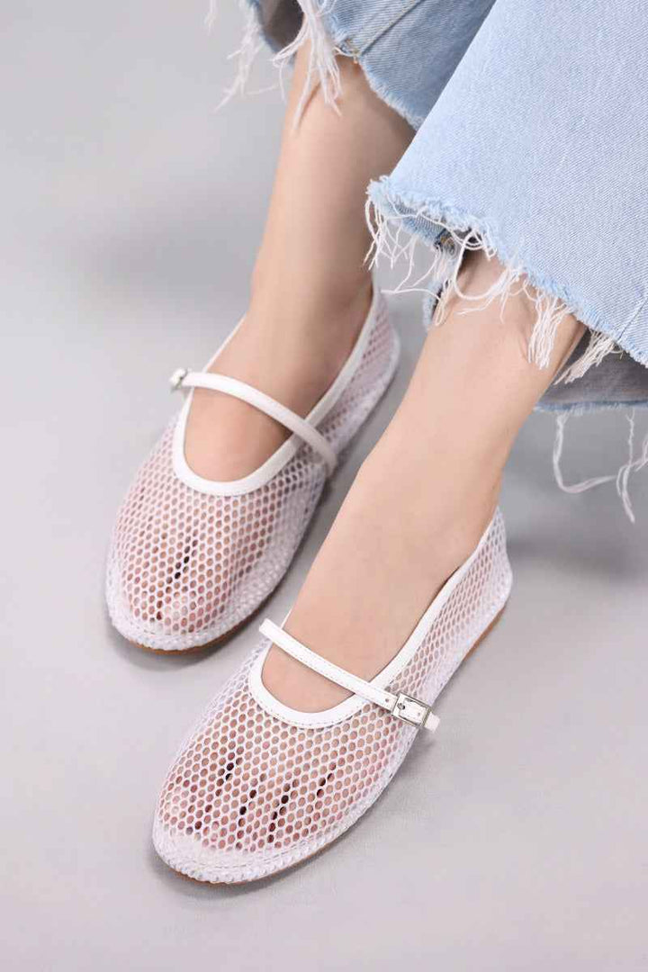 JootiShooti - Snow Breeze Mesh Mary Jane For Women