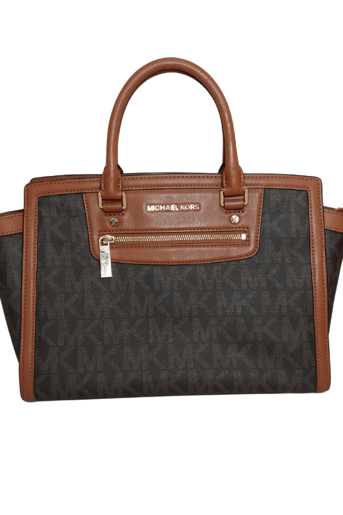 Pre Loved Treasures Michael Kors Monogram Large Selma Satchel Studio by TCS