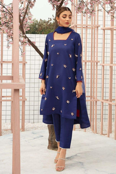 Allure by Ih - ETHEREAL - Katan Silk - Navy - 3 Piece - Studio by TCS