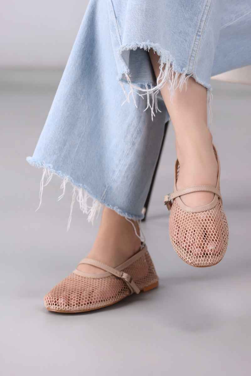 JootiShooti - Sand Breeze Mesh Mary Jane
