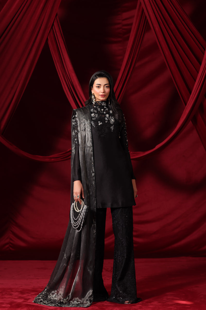 Musferah Saad - Midnight Seduction Suit For Women - 3 piece