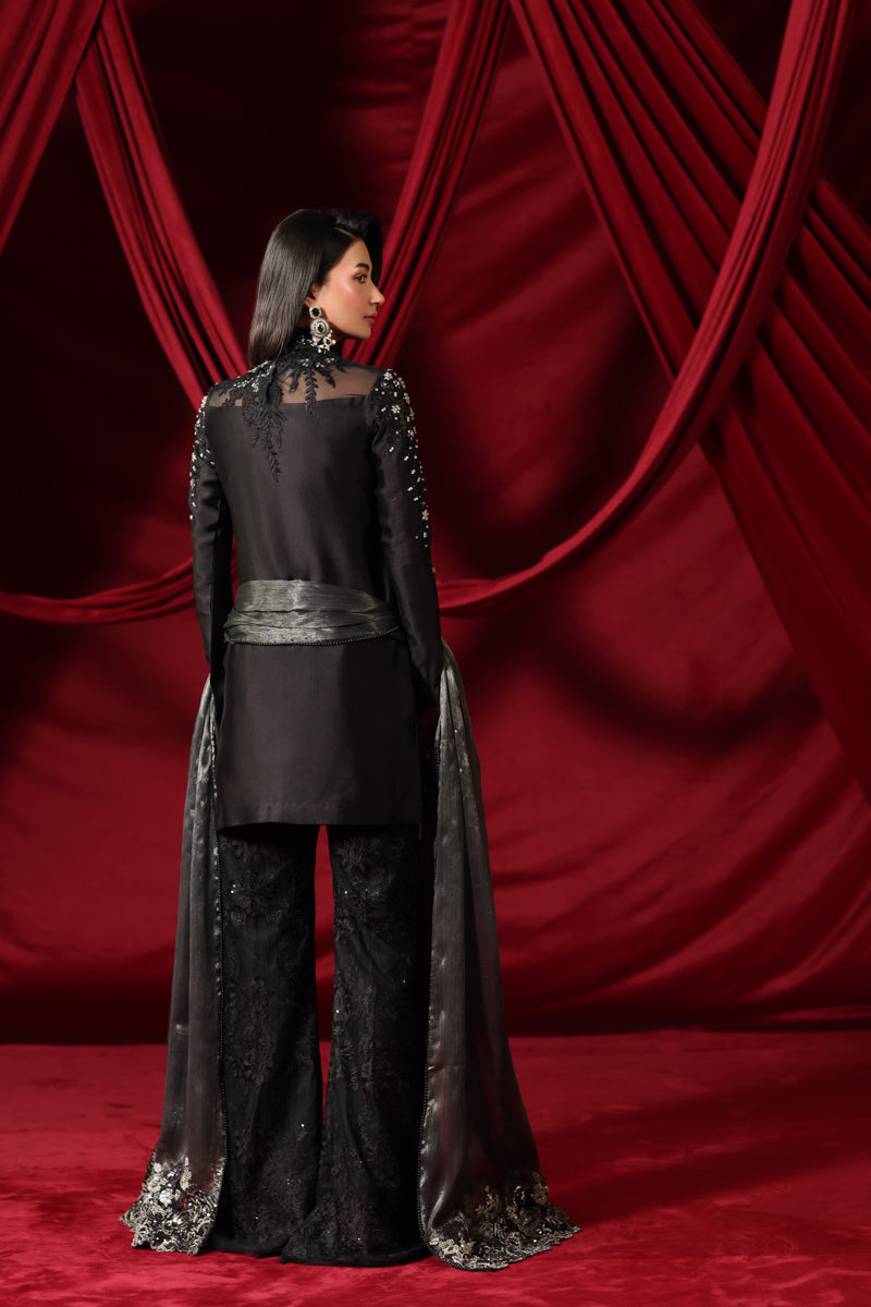 Musferah Saad - Midnight Seduction Suit For Women - 3 piece