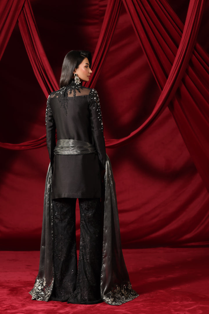 Musferah Saad - Midnight Seduction Suit For Women - 3 piece