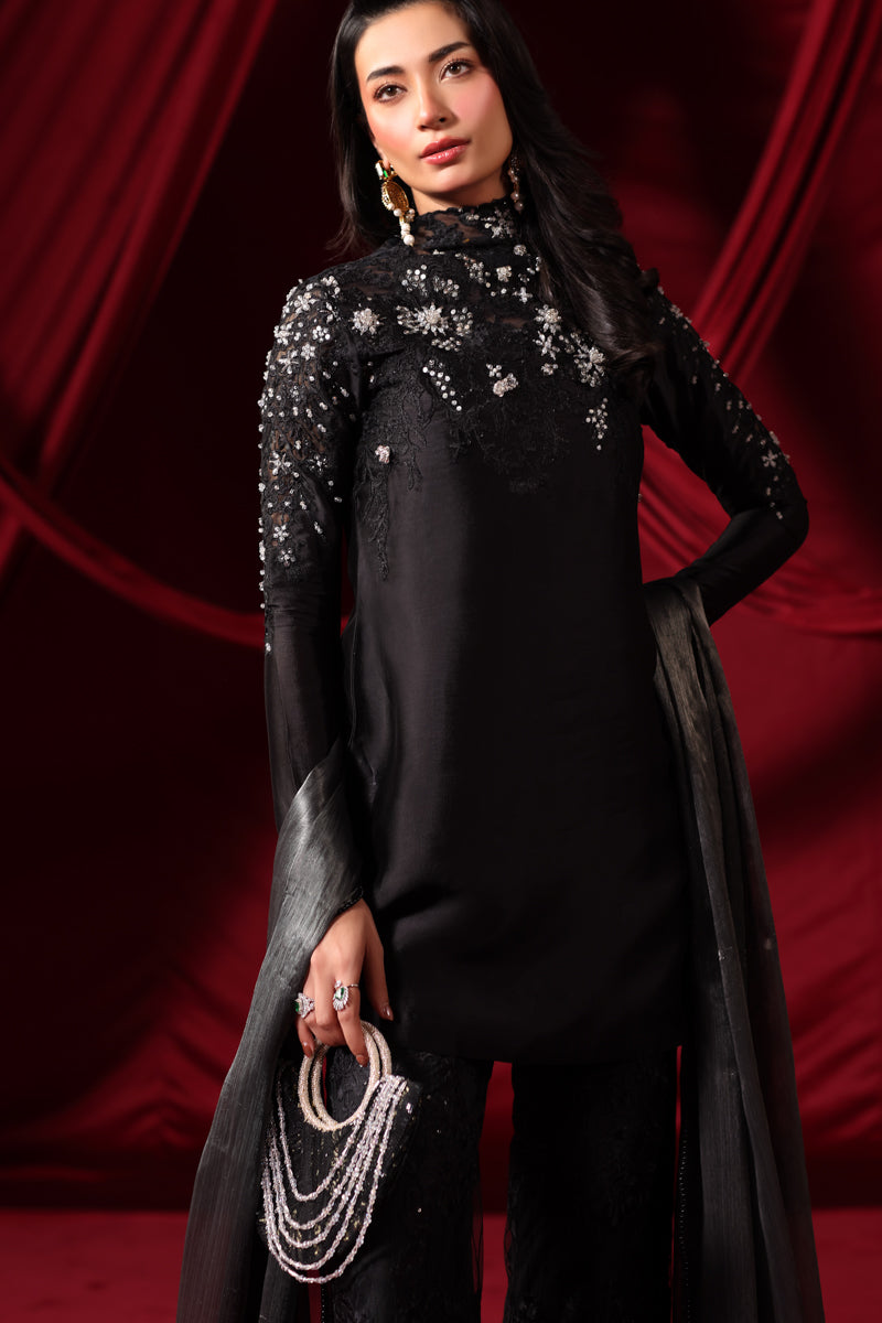 Musferah Saad - Midnight Seduction Suit For Women - 3 piece