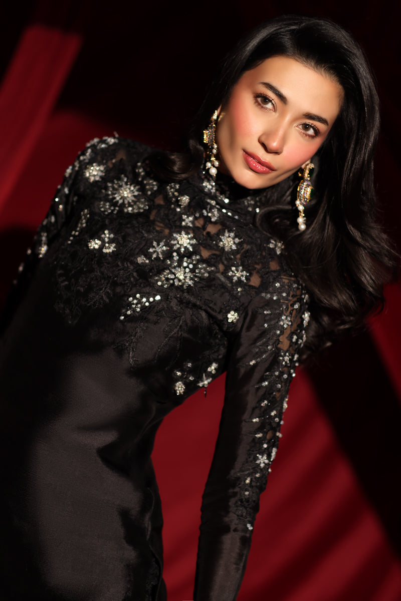 Musferah Saad - Midnight Seduction Suit For Women - 3 piece