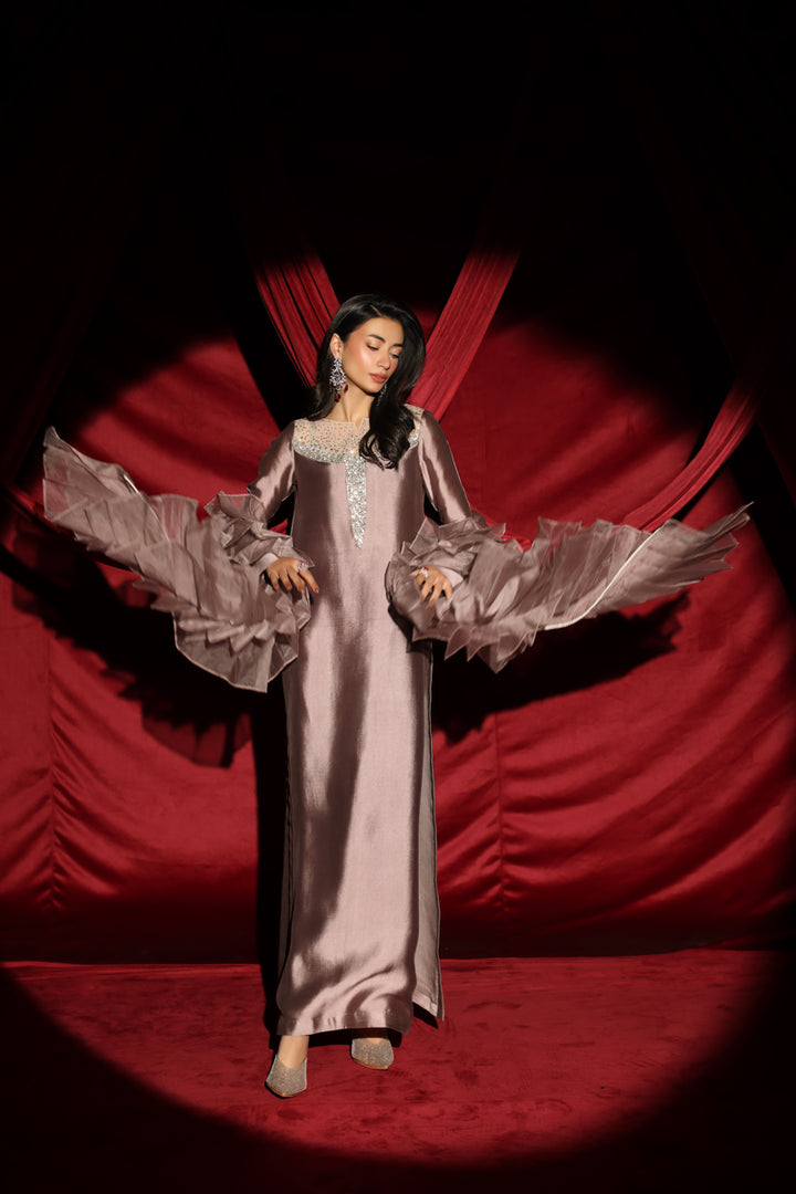 Musferah Saad - Ashé Rosé Suit For Women - 3 piece