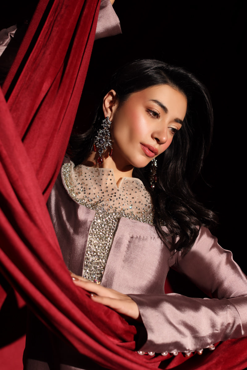 Musferah Saad - Ashé Rosé Suit For Women - 3 piece