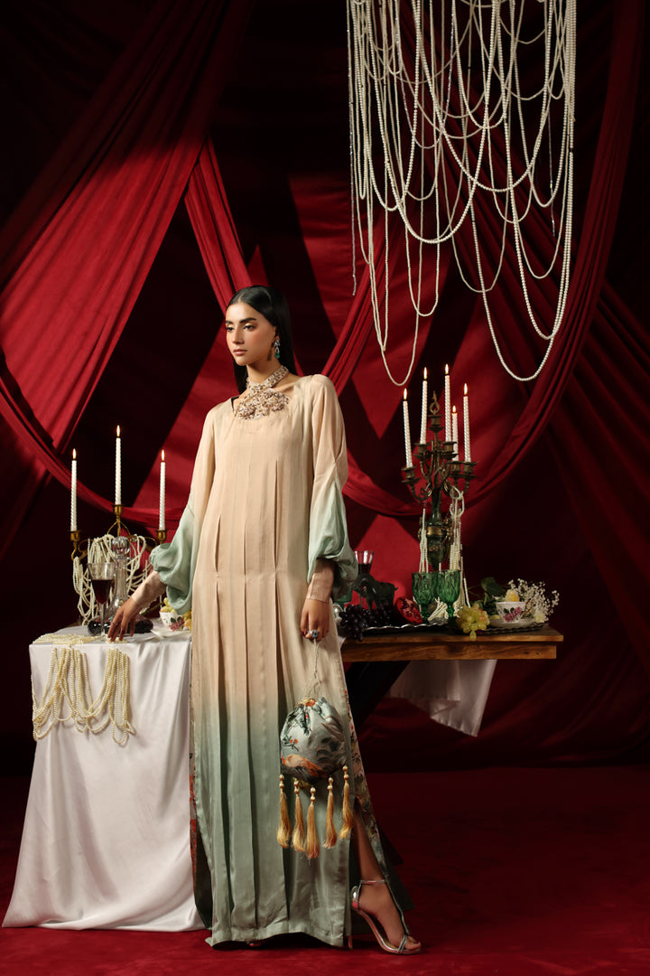 Musferah Saad - Ombre Grace Kaftaan For Women - 2 piece