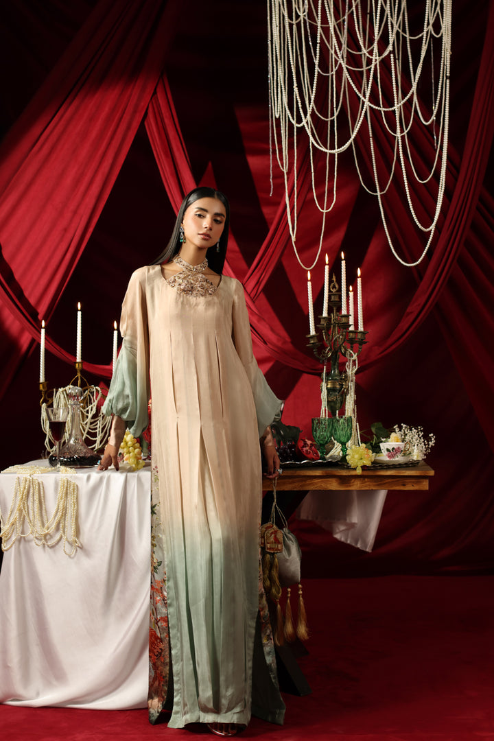 Musferah Saad - Ombre Grace Kaftaan For Women - 2 piece