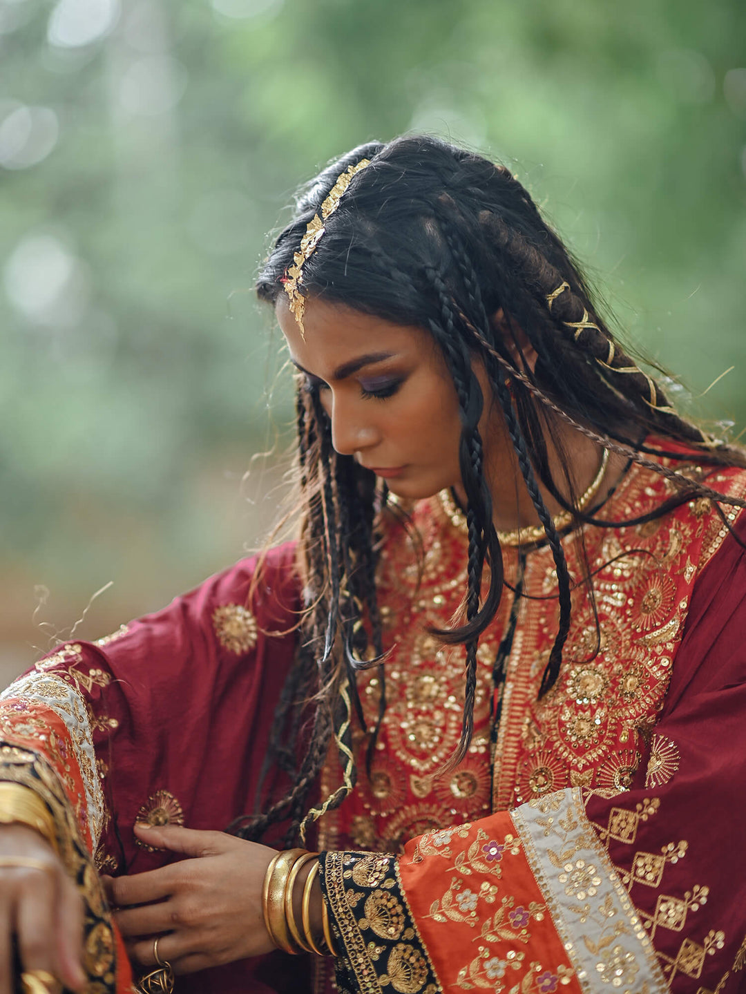 Sanam Chaudhri AASI Red 2 Piece