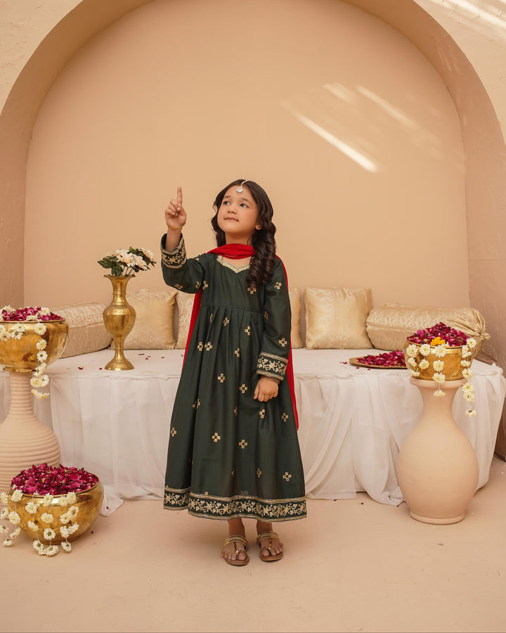 Kidoz Kloset - Emarald Aura Frock For Girl