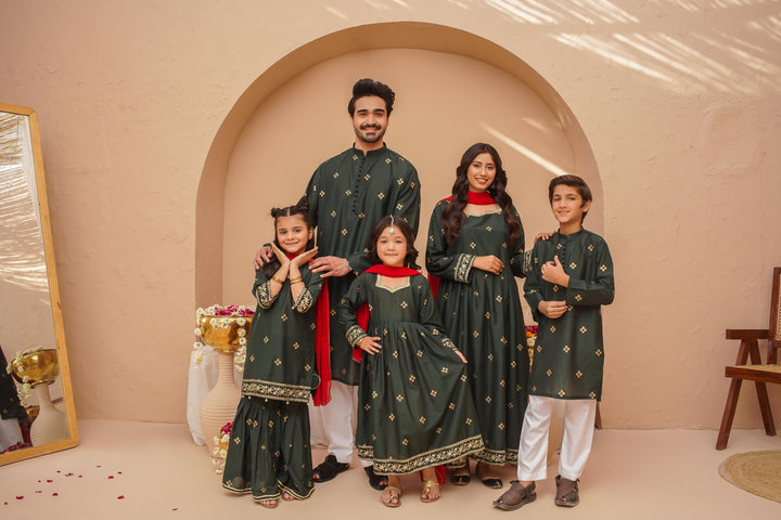 Kidoz Kloset - Emarald Aura Gharara For Girl