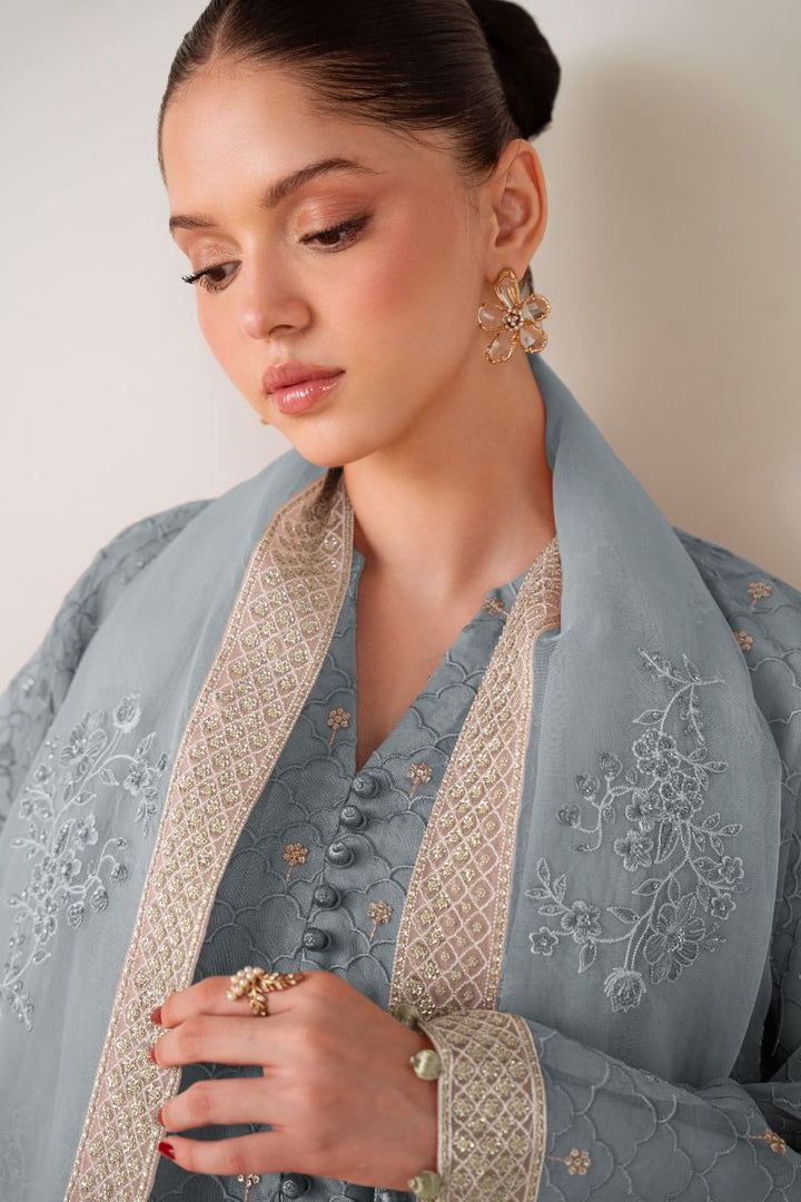 Cross Stitch - GOSSAMER GREEN - Chiffon - 4 Piece - Unstitched