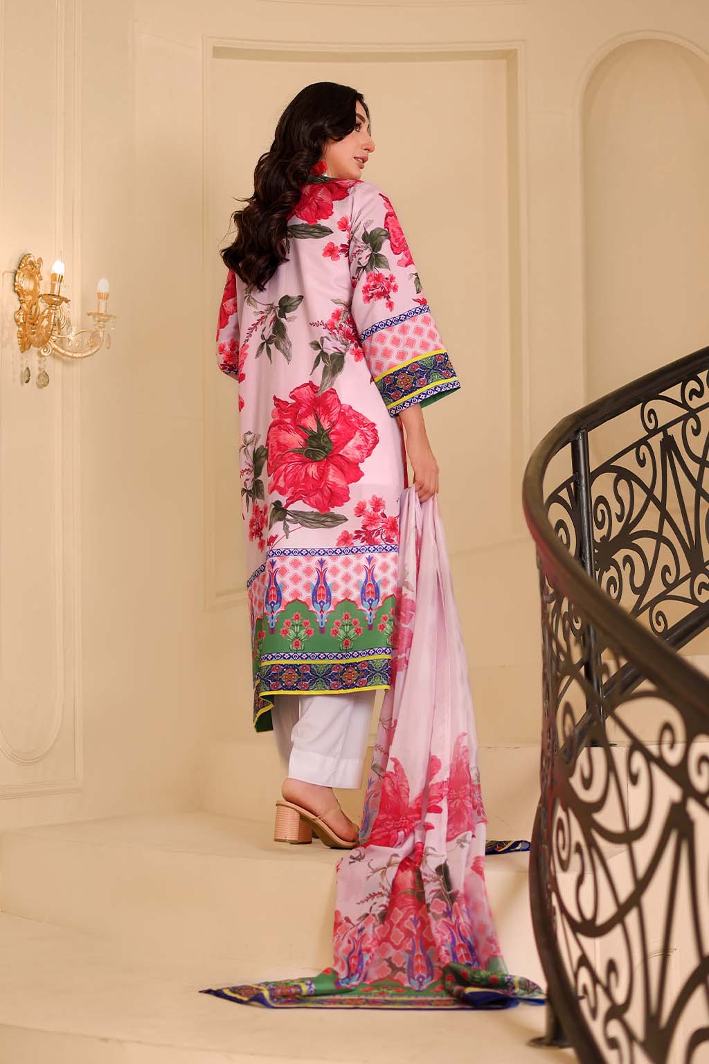 Adwears - Azalea Shrug - Floral - 3 Piece