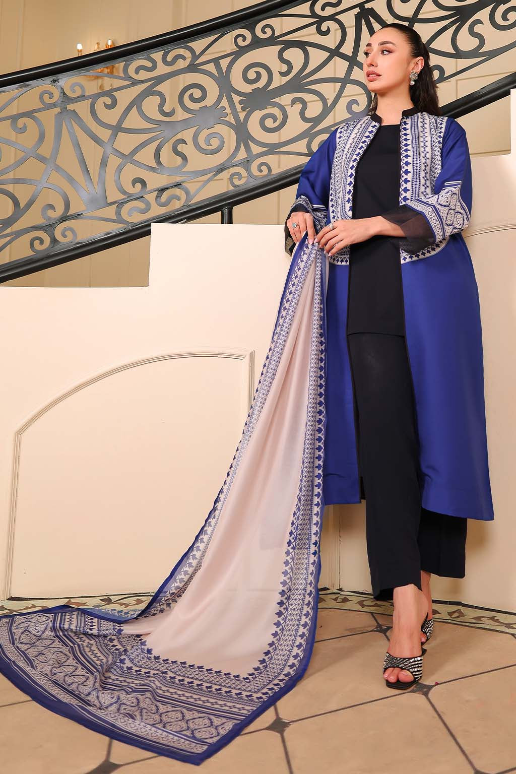 Adwears - Azure Shrug - Cambric - 3 Piece