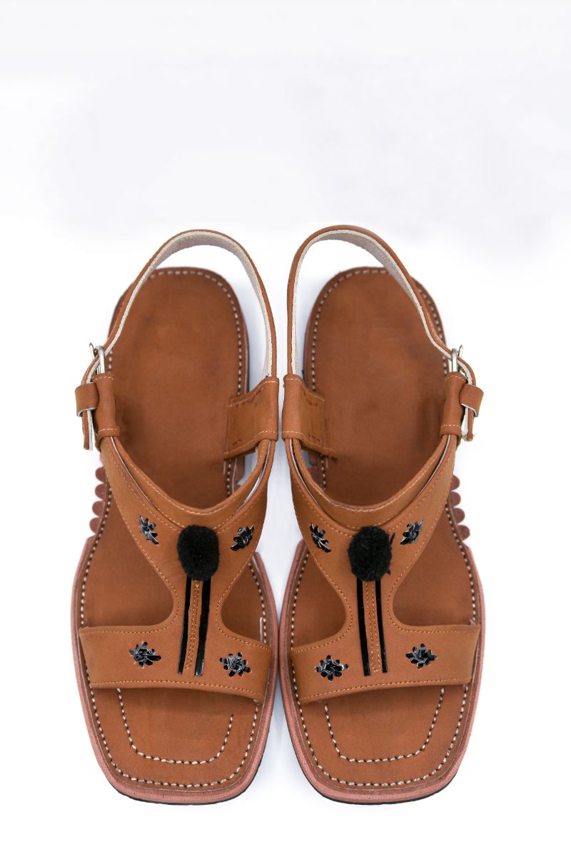 AlifYay Men Karachi Brown  Peshawri Chappal  AY FW15