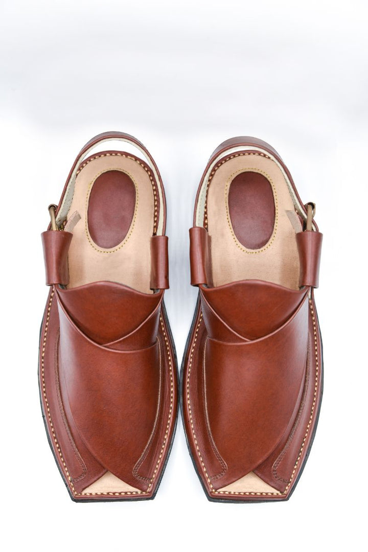 AlifYay Men Peshawar Zalmi Brown Peshawri Chappal  AY FW 19