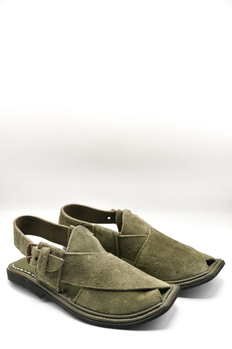 AlifYay Men Peshawri Chappal Green AY FW 21