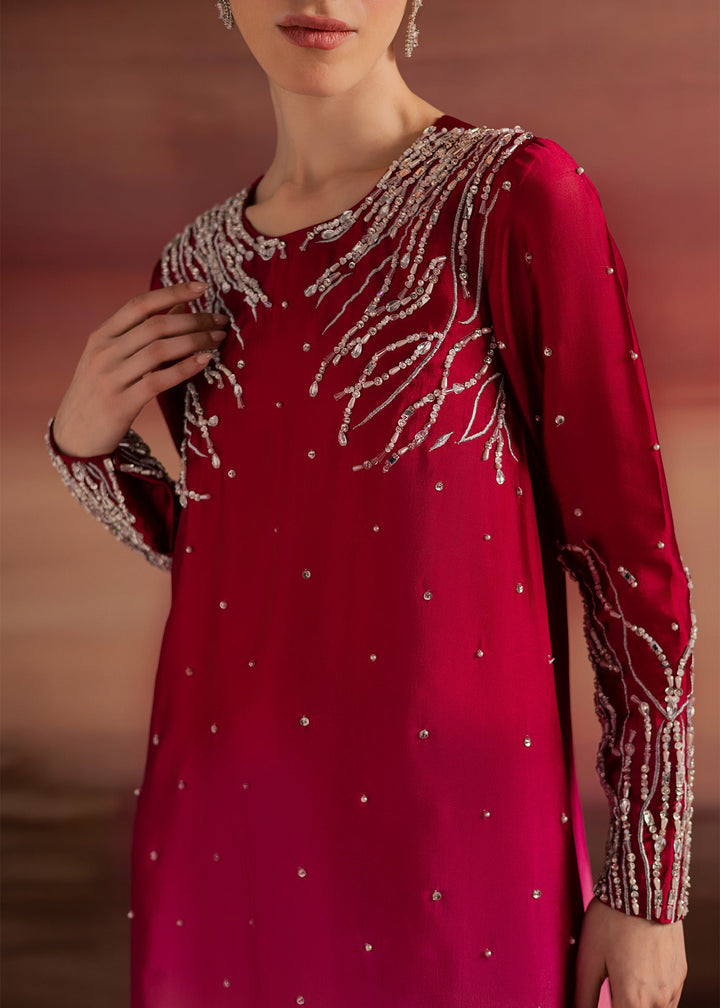 Allure By Ih - Balance Tussel Silk Suit For Women - Ombre - 3 Piece