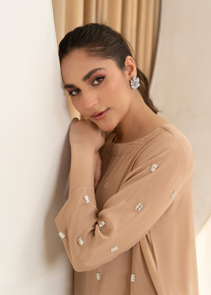 Allure by IH - AMSHA Thai Silk Suit For Women - Nude - 2 Piece