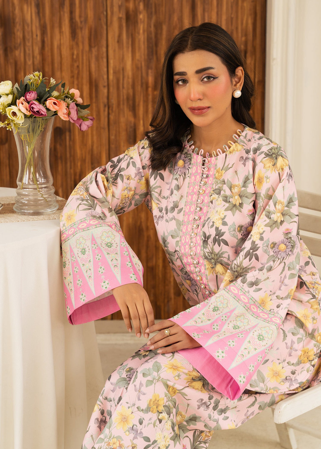 Allure by IH - BLOOM Lawn Silk Suit For Women - Multi Color - 2 Piece